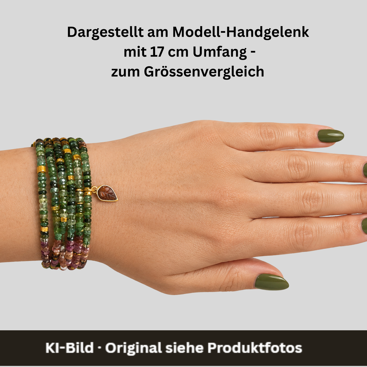 Armband - Turmalin - 6 Reihen