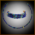 2-in1 - Lapislazuli - Halskette oder Armband