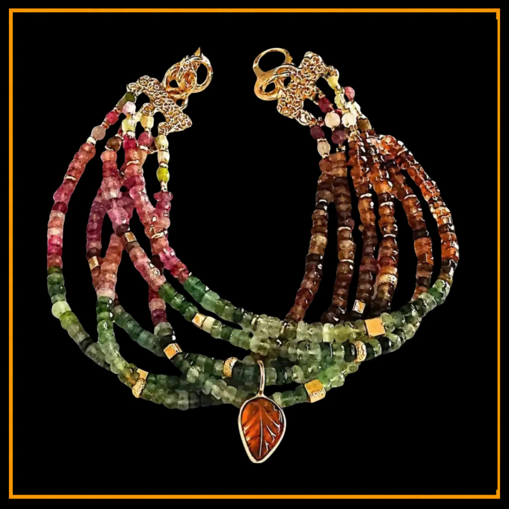 Armband - Turmalin - 6 Reihen