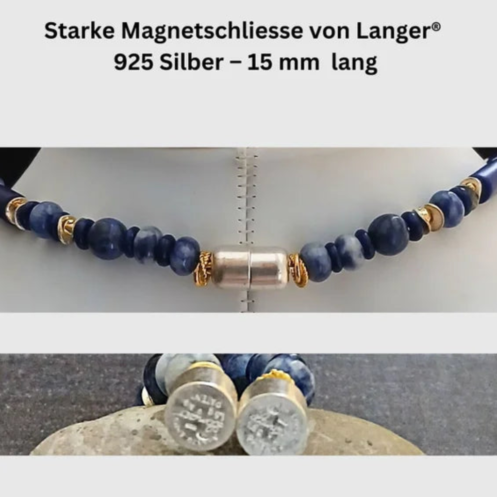 Halskette – Lapislazuli – Muranoglas – Unisex