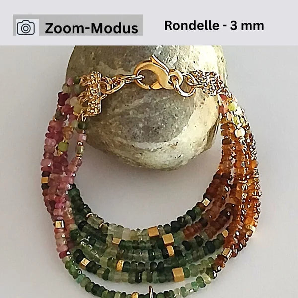 Armband - Turmalin - 6 Reihen