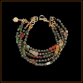 Armband - Pyrit - 5 Reihen