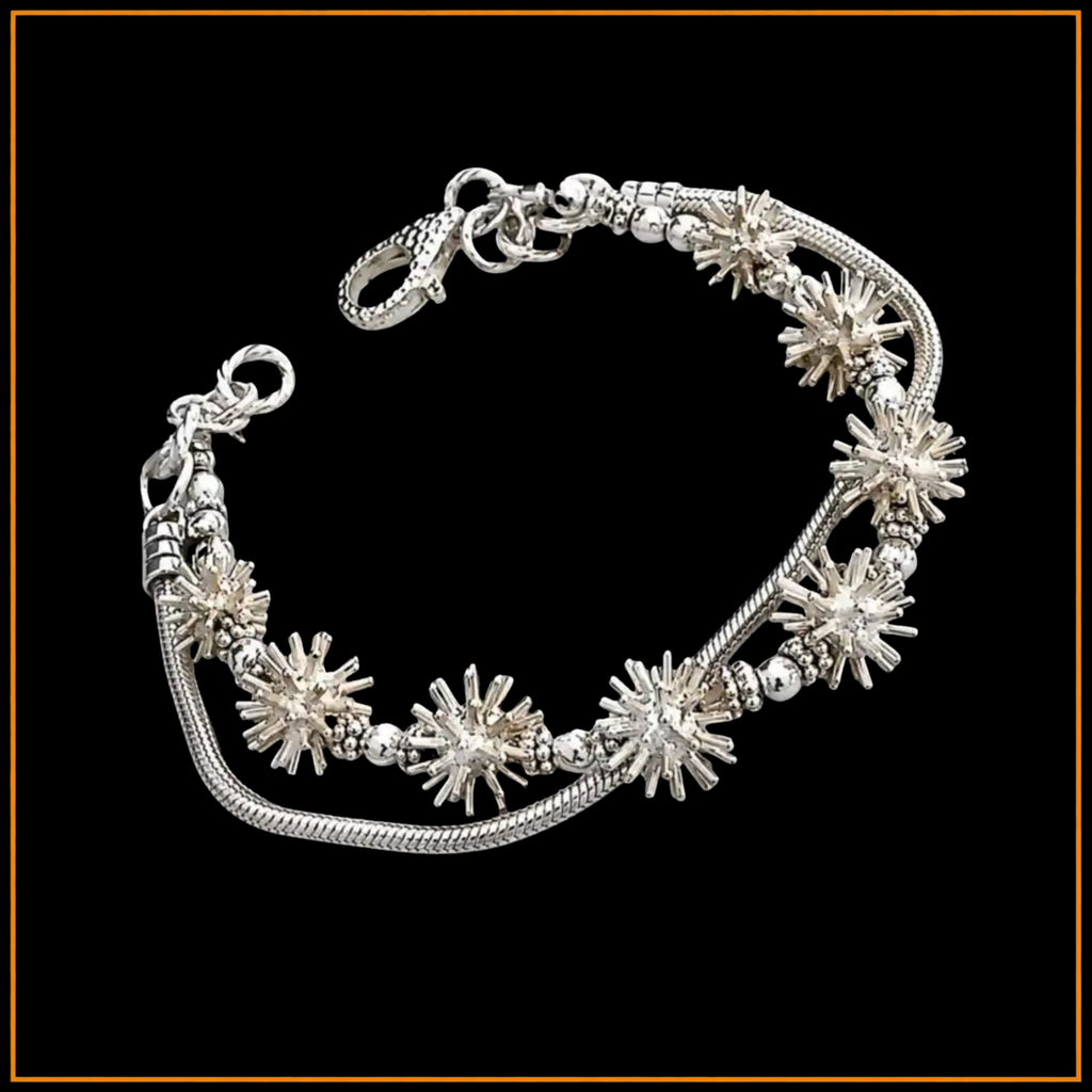 Armband - Silber - 2 Reihen
