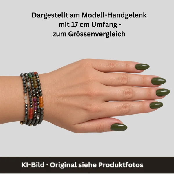 Armband - Pyrit - 5 Reihen