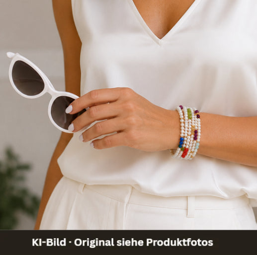Armband - Perlen - 6 Reihen