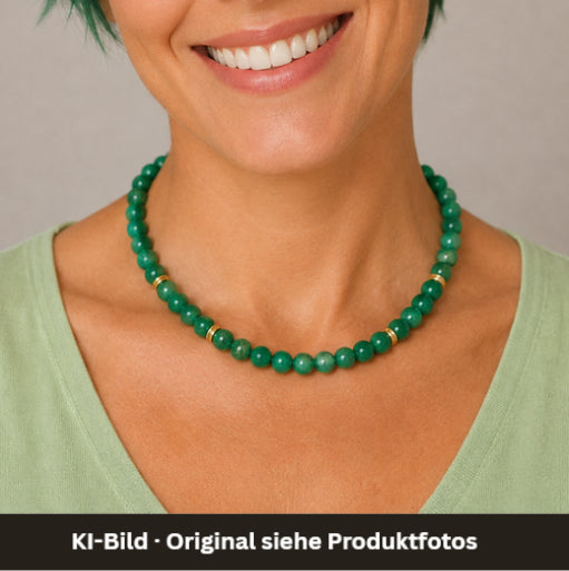 Halskette - Aventurin - Unisex