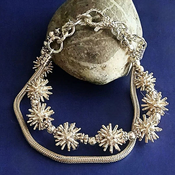 Armband - Silber - 2 Reihen