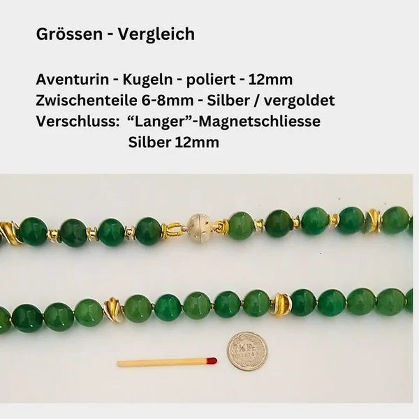 Halskette - Aventurin - Unisex