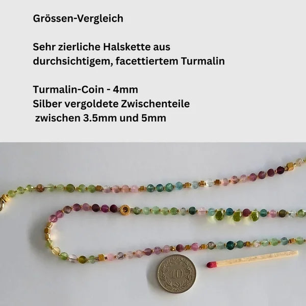 2-in1 - Turmalin - Halskette oder Armband